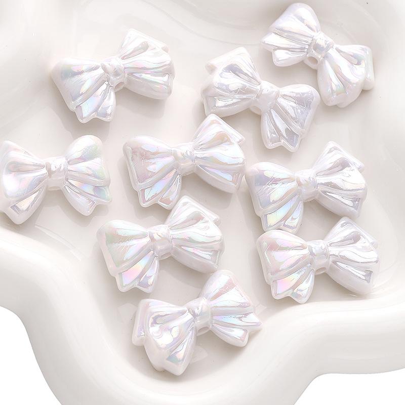Acrylic AB Color Star Love Bow Bead Diy Handmade Beaded Bracelet Mobile Phone Chain Material