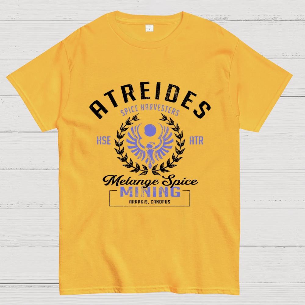 Atreides Spice Mining Unisex Cotton Summer Casual Cool Loose T-Shirt