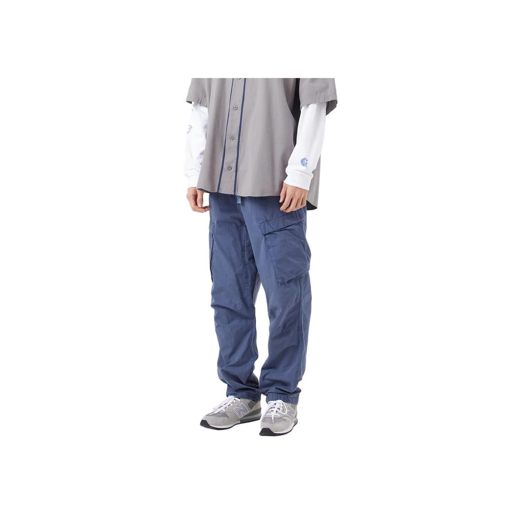 Carhartt WIP FW22 Solid Color Cargo Tapered Casual Pants Men pants Blue I030811-0WA-GD