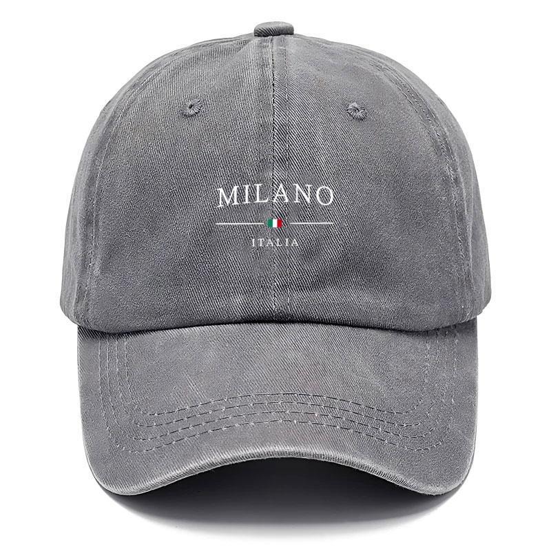 

Milano Style Vintage Washed Cotton Baseball Cap Adjustable Distressed Trucker Hat For Men Women Urban City Fashion Cotton Cap