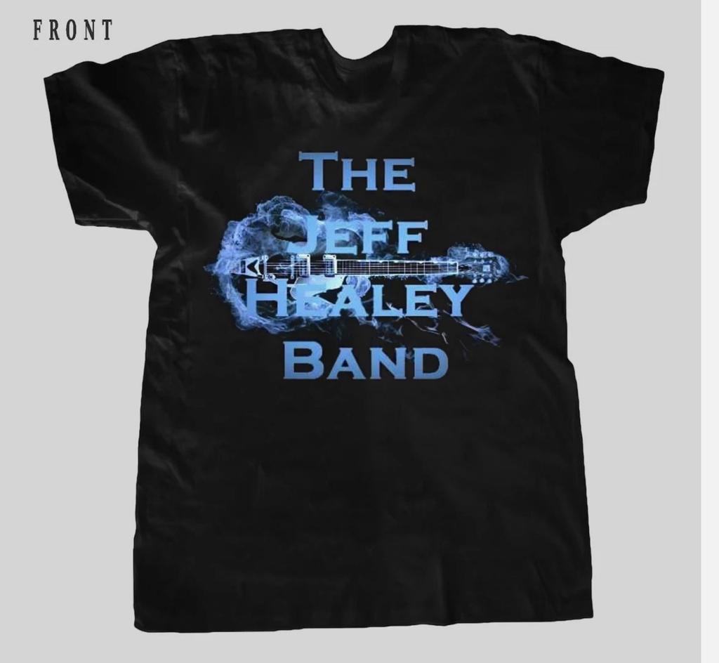 Collezione The Jeff Healey Band See the Light T-shirt Nera S-2345XL