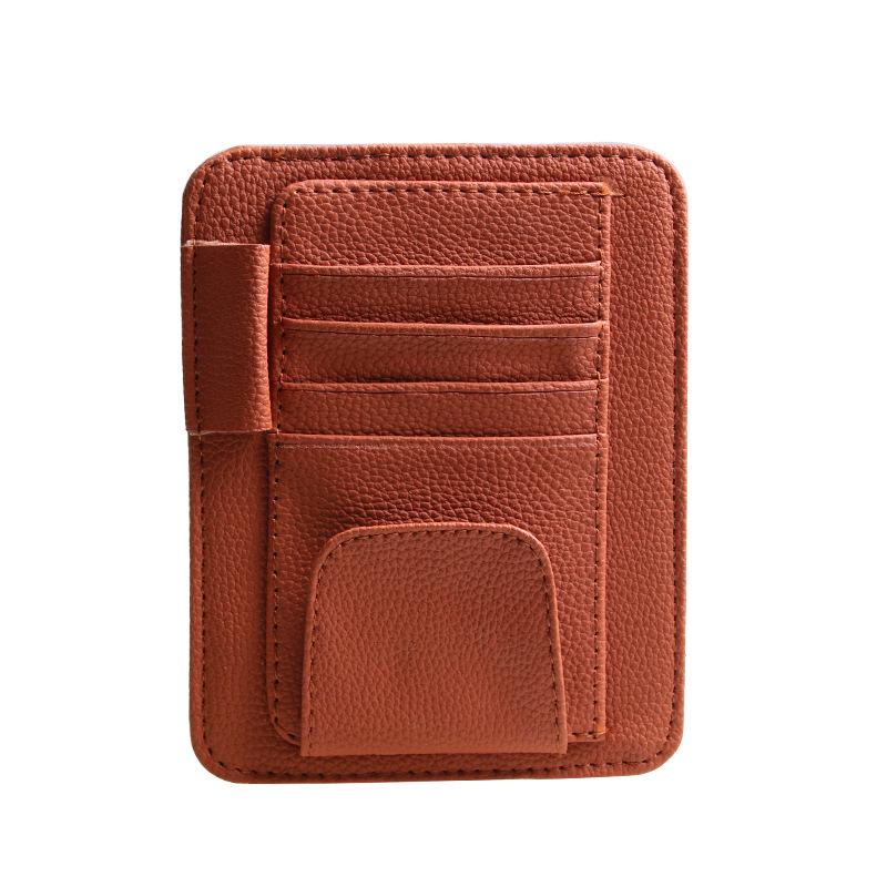 Car Sun Visor Glasses & Card Holder Clip R-7260