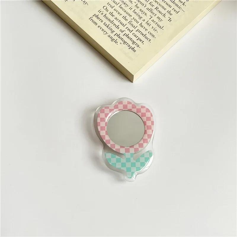 

Милый зеркальный тюльпан-цветок складной держатель для мобильного телефона гнездо карман поддержка для IPones палец кольцо Griptok расширяемая подставка