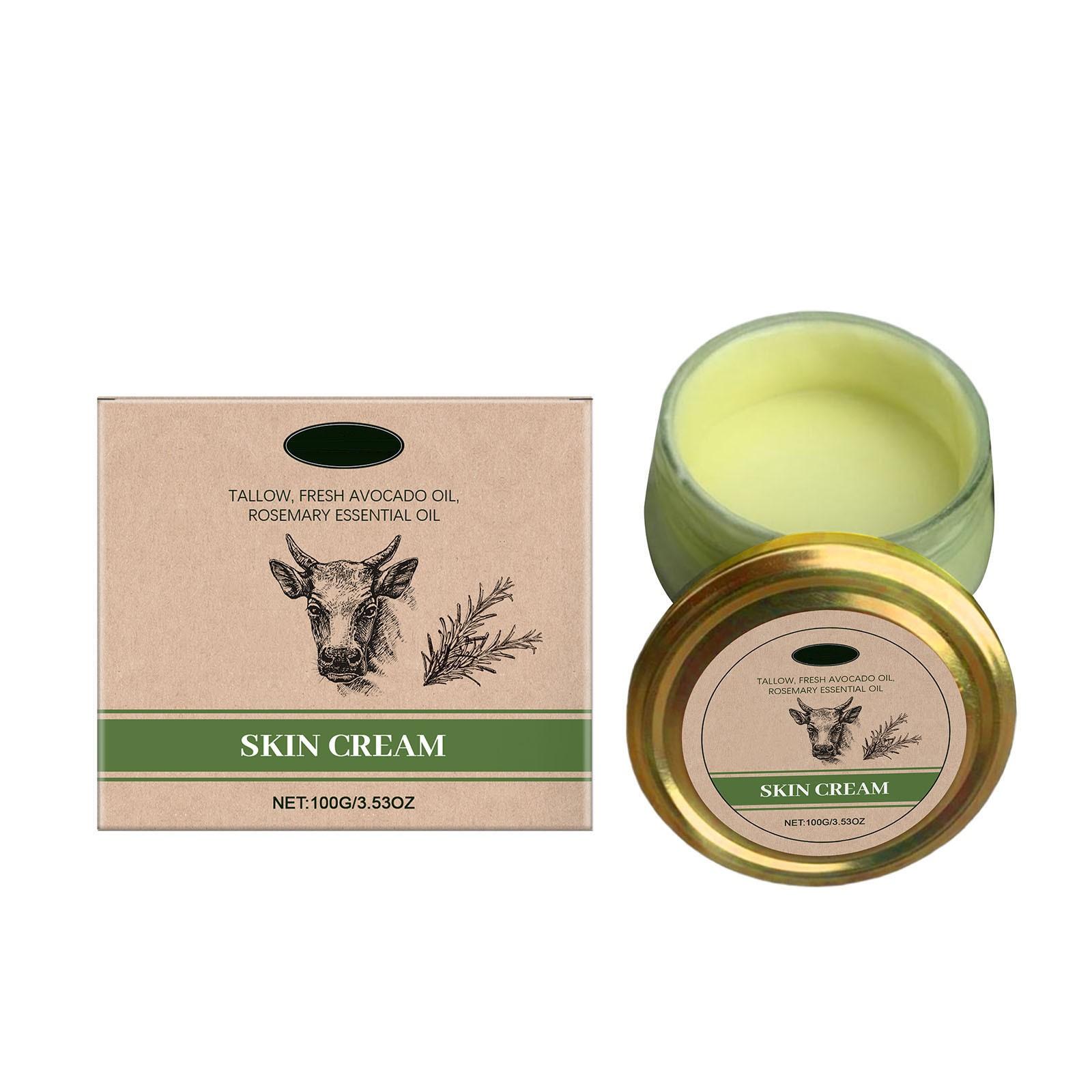 

Крем для ухода за кожей Tallow Skin Care Cream снимает сухость, освежает, не оставляет липкости, укрепляет кожу, увлажняет, увлажняющий крем One Size