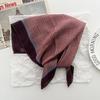 Korean ins retro polka dot small square scarf female 1116 spring and summer decorative versatile cotton small silk scarf tied hair streamer