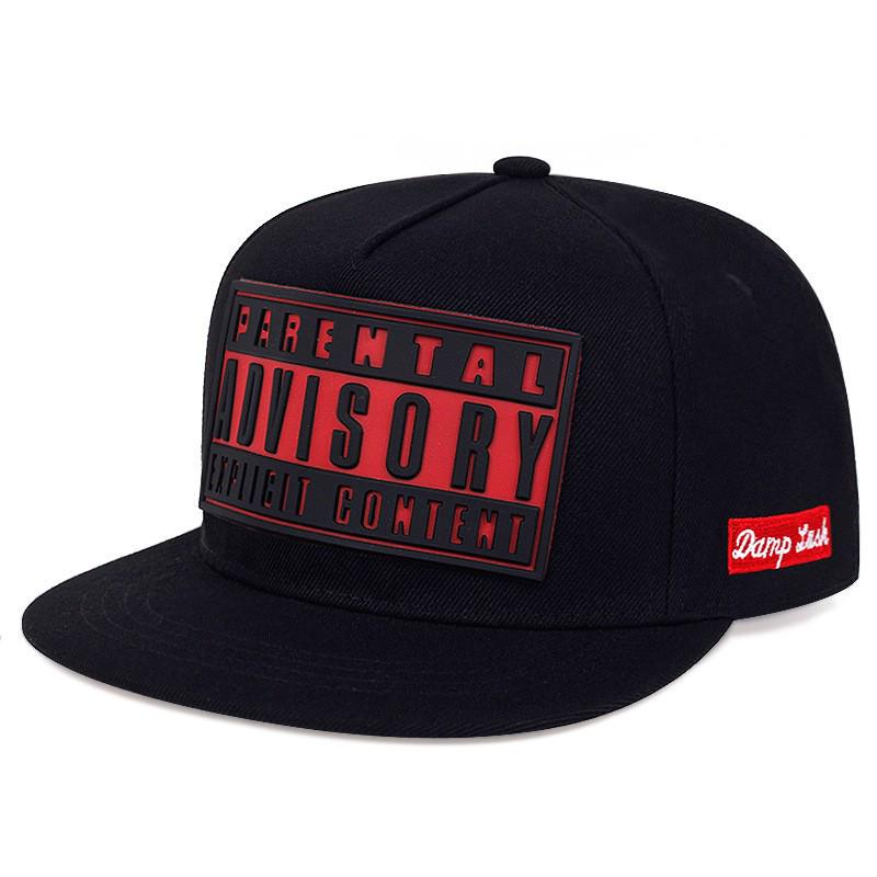 Unisex Trendy Street Fashion Flat Brim Hip Hop Baseball Cap with UV Protection