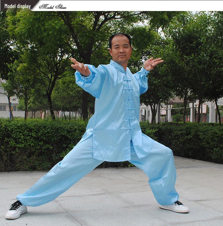 Oblek na Tai Chi a Wushu pro všechny věkové kategorie - Unisex sada na cvičení a vystoupení