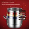 SULETE Thick 316 Stainless Steel Steamer & Soup Pot