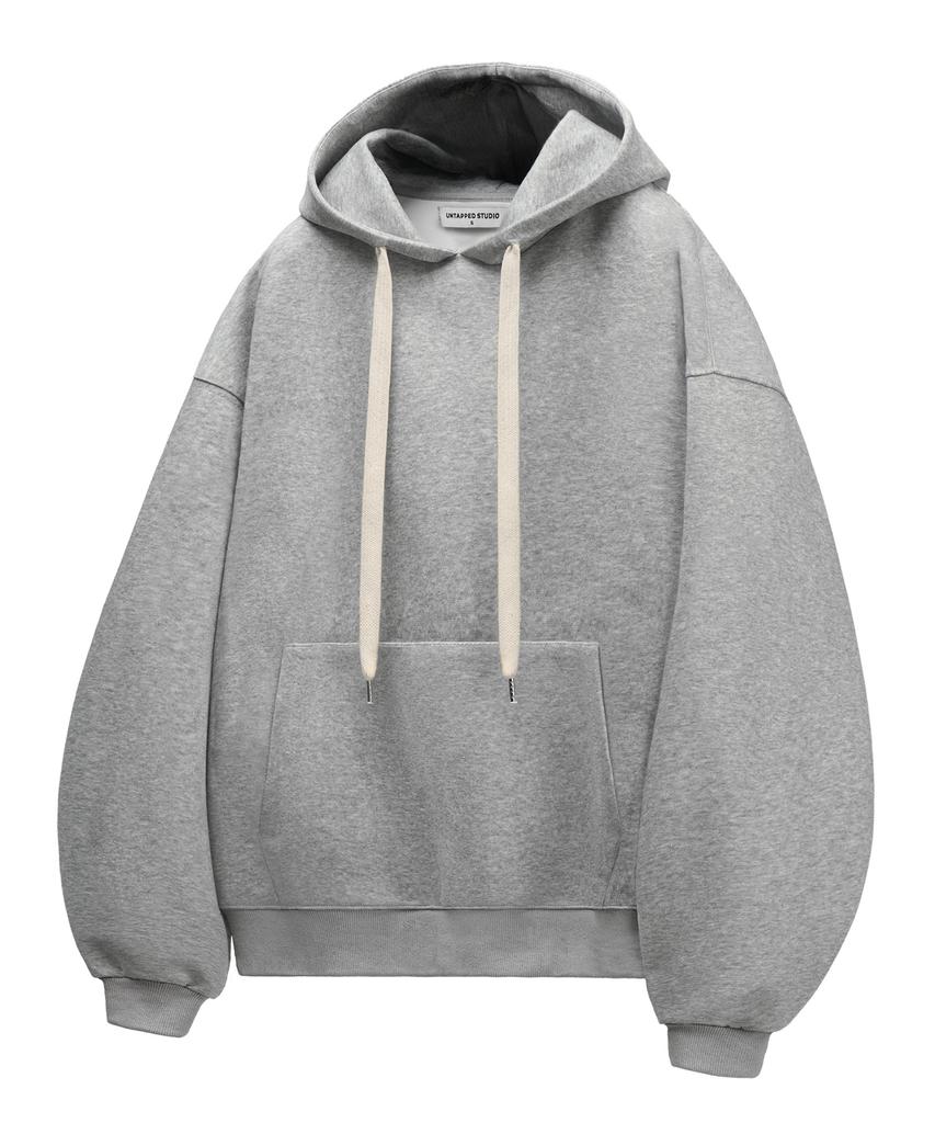 UNTAPPED STUDIO [2Pack] 340G Essential Balloon Oversized Hoodie 3 Colors