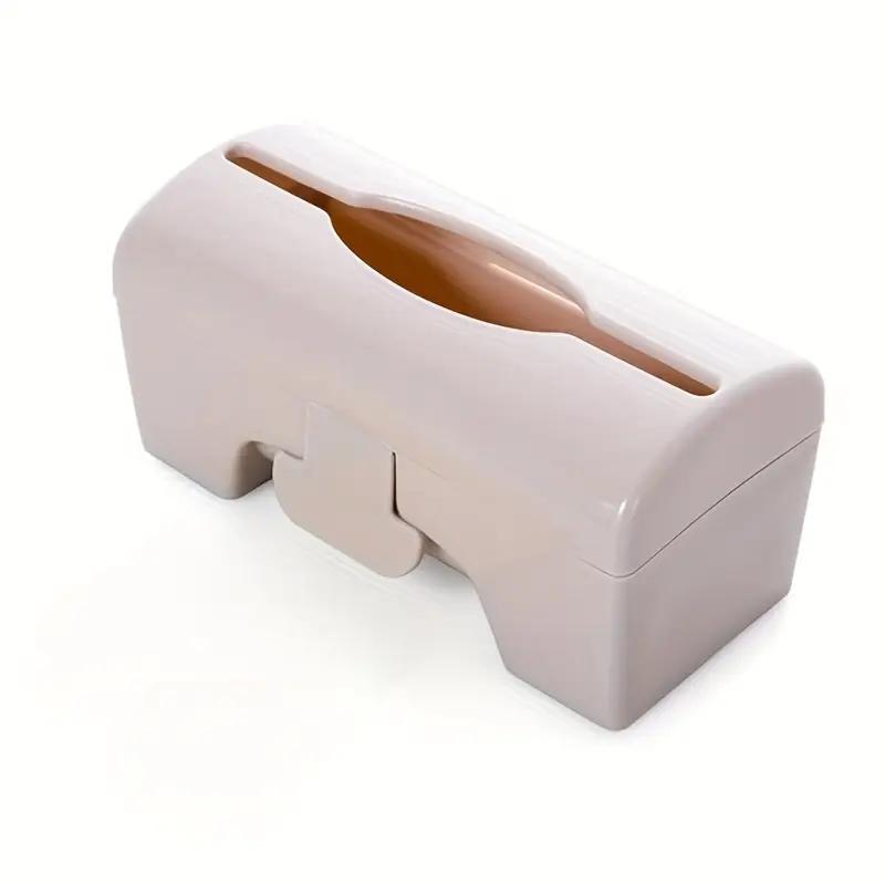 

1 шт. Настенный ящик для хранения мусорных пакетов, кухонный ящик для извлечения пластиковых пакетов, ящик для хранения 1PCS бежевый