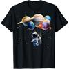 Funny Astronaut Planets Gift Unisex Unisex Astronomy Space Tshirt