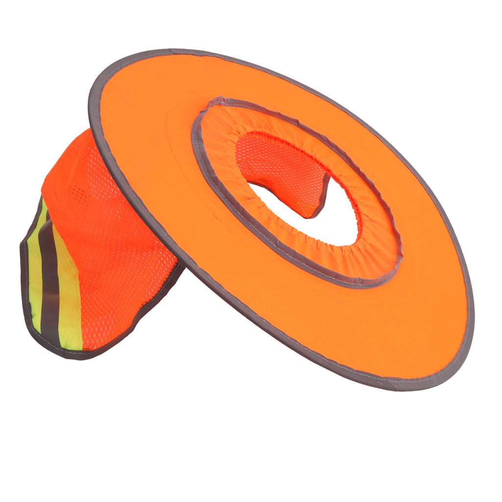 Safety Helmet Breathable Hard Hat Sun Reflective Stripe Sun Shade For Construction Workers
