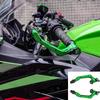 Motikvans Knuckle Grip CNC Aluminium Custom Teile für Kawasaki Ninja Grün Protektoren, Protektoren, Handschützer, 400/Z400,