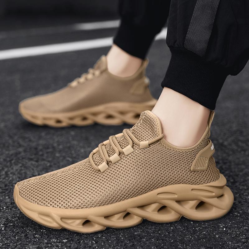Hete Heren Hardloopschoenen Lichte Sneakers Zwarte Heren Casual Schoenen Mesh Loopschoen Buiten Schokabsorberend Dames Tennisschoenen