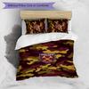 Set Lenzuola Stampato West Ham United Football 3 Pezzi, Comodo Set Copripiumino per Camera da Letto Amico della Pelle