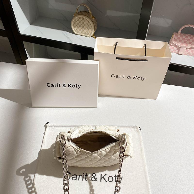 Xiaoxiangfeng Lingge Tote Bag New High End Chain Underarm Bag