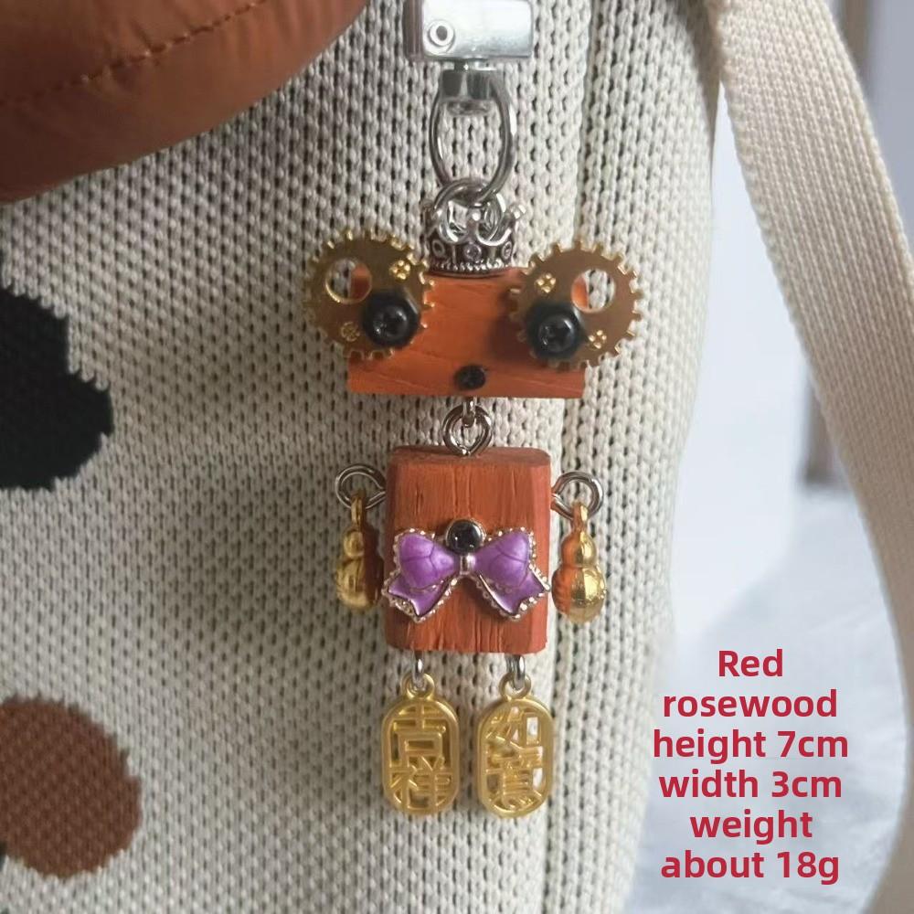 Handmade DIY Punk Bag Pendant Robot Mobile Phone Chain Keychain Tide Play Pendant Pendant Night