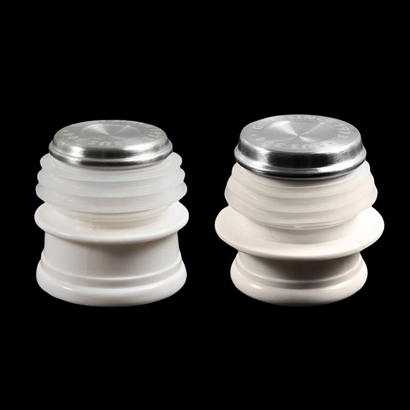 3 Pezzi Parti di Ricambio Tappo Borraccia Termica Tazza Termica per Alimenti Tappo Acqua Acciaio Inossidabile Silicone Coperchio Bollitore