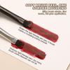 Dual-Ended Nail Art Brush - Multipurpose Line & Builder with Round Head, Japanese Base Coat