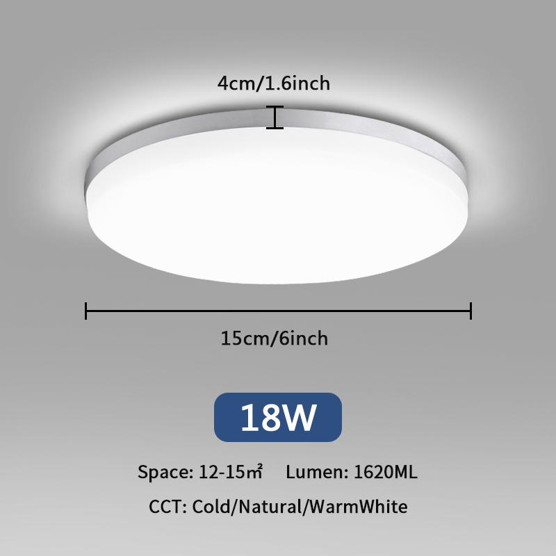 Quadratische LED-Deckenleuchte 18W 24W 36W 48W Deckenleuchten Schlafzimmer Leuchte Led-Panel Lampe für Wohnzimmer Küche Foyer