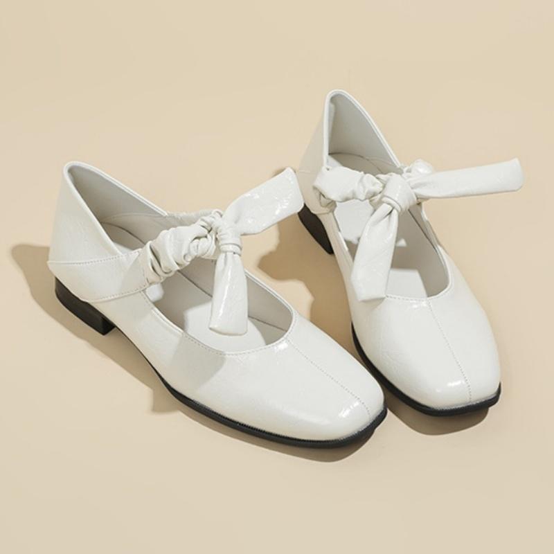 Fashion Women Soft Flats Sandals 2025 Summer New Fashion Butterfly Knot Flats Shoes Comfy Shallow Mouth Slip-on Daily Dress Women Flats