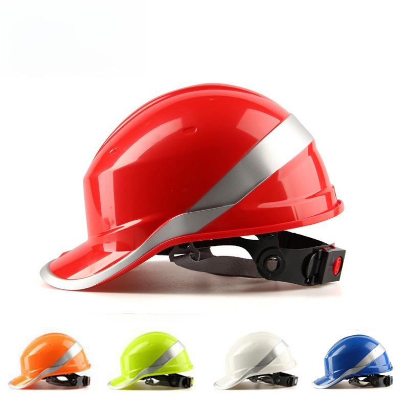 

Ударопрочная изолирующая каска из АБС-пластика со светоотражающей полосой, устойчивая к высоким температурам и ударопрочная, для строителя на строительной площадке orange