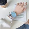 Creative Fashionable Macaron Color Square Watch Multicolored PU Watchband Quartz Watch Women Casual Watch
