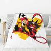Custom Helluva Boss Black Humor Animated Musical Film Blanket Warm Fleece Soft Flannel Throw Blankets for Bedding Outdoor Autumn
