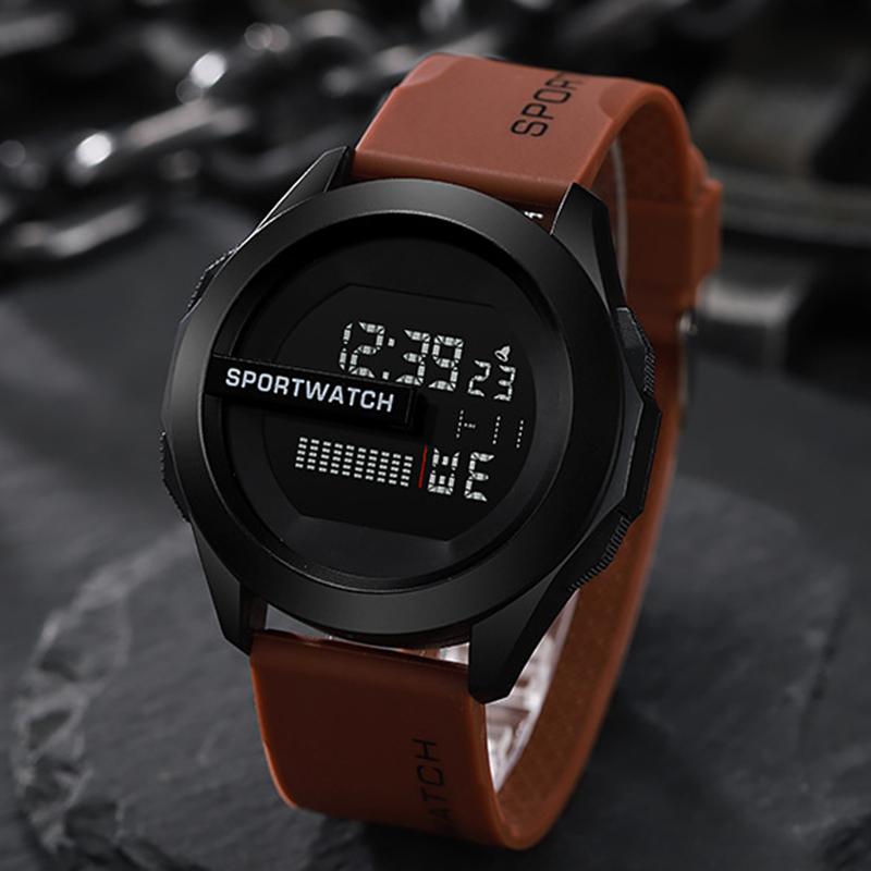 Sport Watch for Men Military Digital Watch Stopwatch Luminous Date Week Waterproof Men's Clock Electronic Wristwatch