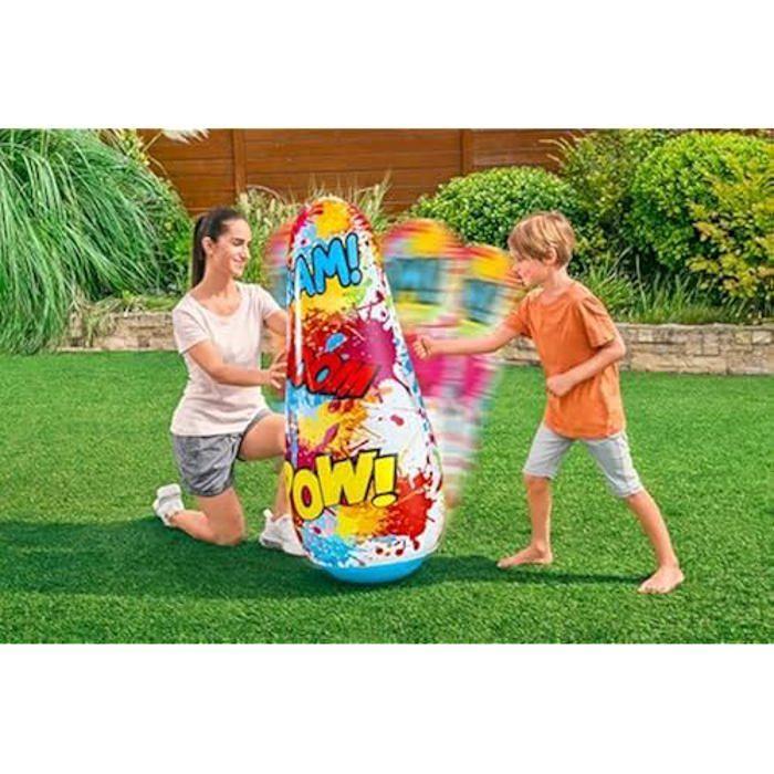 Inflatable Punching Bag - BESTWAY - Bop Bag Comic Blast - 1.19 M - Multicolor - PVC
