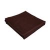 Hand Commercial Terry 90 Towels, Grade, 10-Piece Set, Brown, Plain, Single-Sided Cloth.