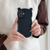 Cute bear ears for iPhone15Pro max Apple 17 mobile phone case 14/13 New 16 niche style