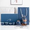 Portable Glass Travel Tea Set: Quick Outdoor Kung Fu Tea Cup & Japanese Teapot - Perfect Business Gift Set
