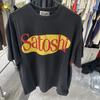 Satoshi Nakamoto Yazlık Streetwear Tişört Erkek ve Kadınlar İçin, Vintage Baskı, Kısa Kollu, Solmuş ve Delikli Efektli, Kore St