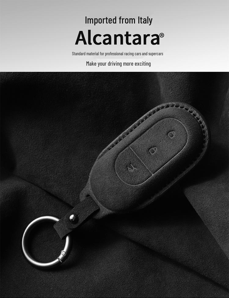 Leapmotor Key Case: Full Coverage Suede Key Bag for C11, C01, T03, S01 Models - Unisex 2023 Edition