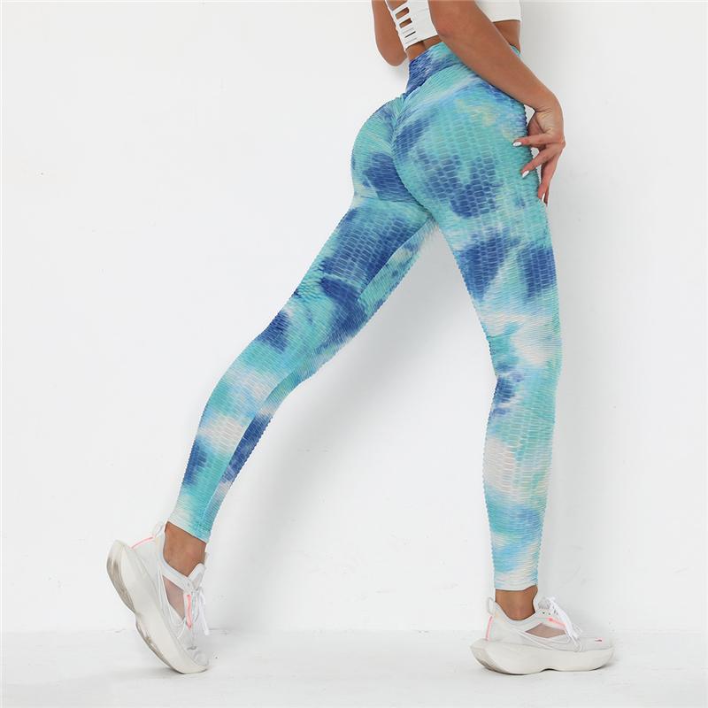 Women Yoga Pants Colorful Gym Leggings 