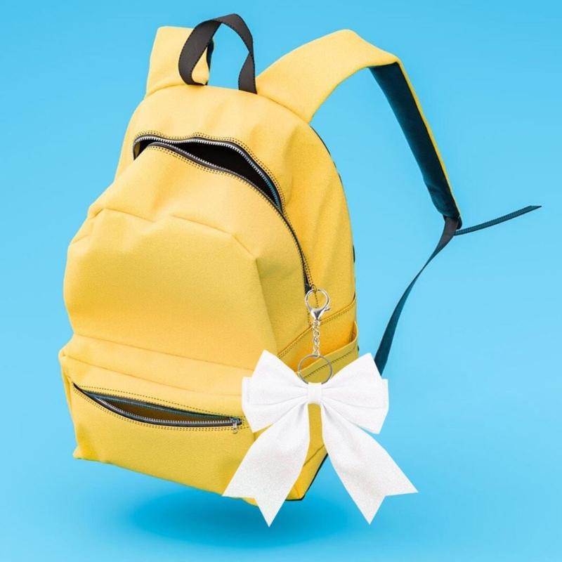 Vielseitiger Cheerleading-Schleifenanhänger Schicker Schlüsselanhänger mit Glitzer und Strasssteinen für Handykette oder Taschendekoration