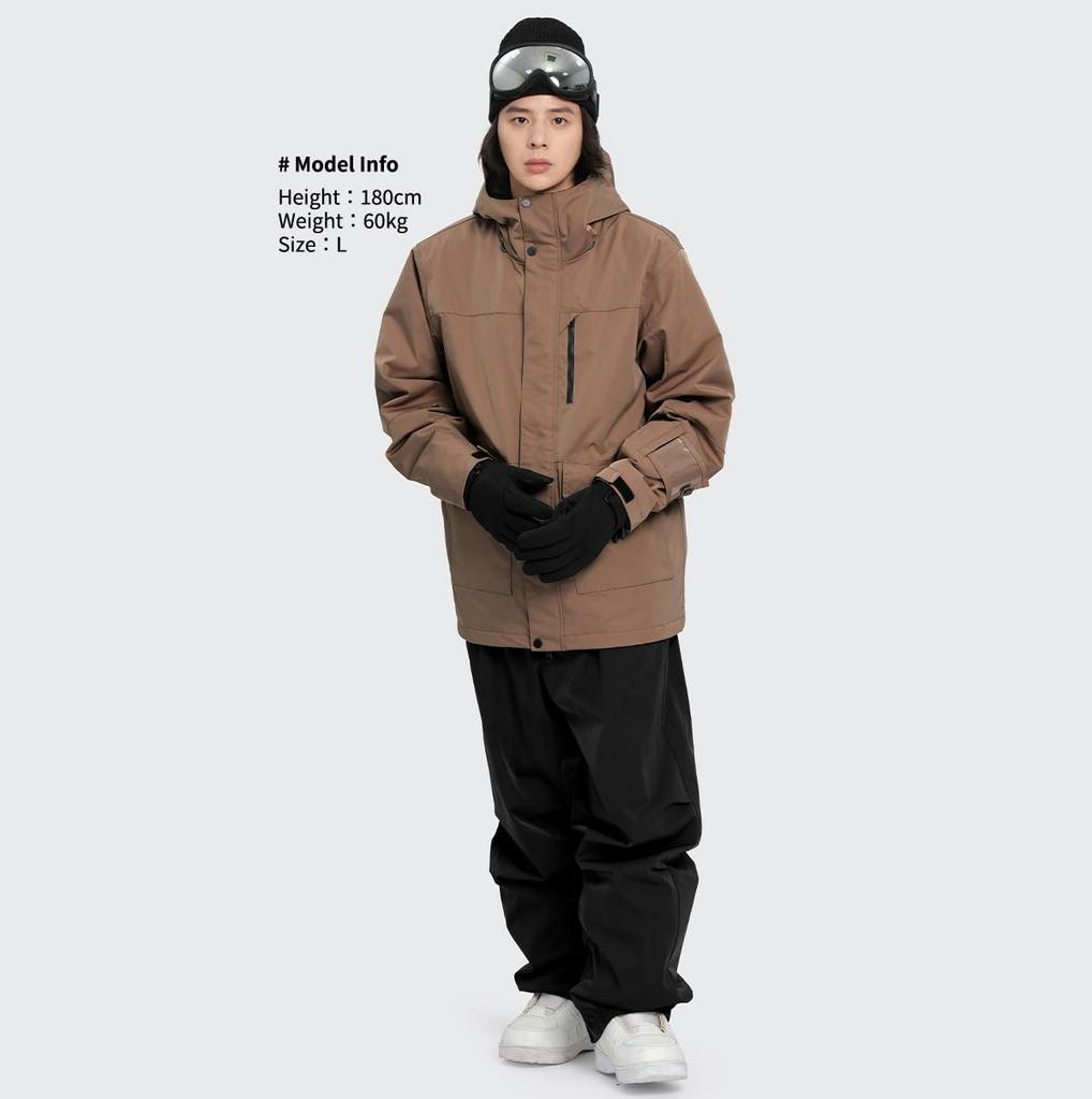 Acrais Jacket LSW01 L MK 01 Men's Snowboard/Ski (Single Item)