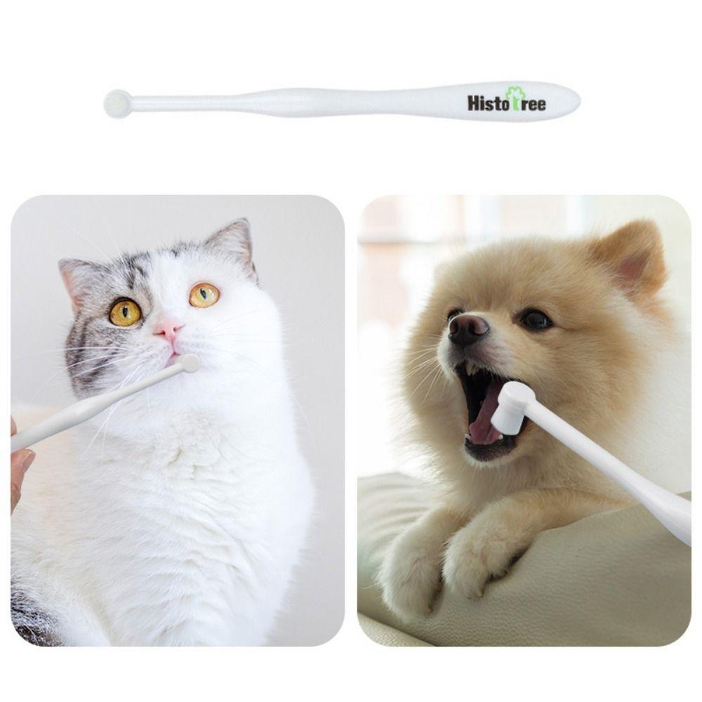 Plastic/PBT Zachte Katten Tandenborstel Zachte Huisdier Mondverzorging Tandenborstel Verwijder Slechte Adem Tandsteen