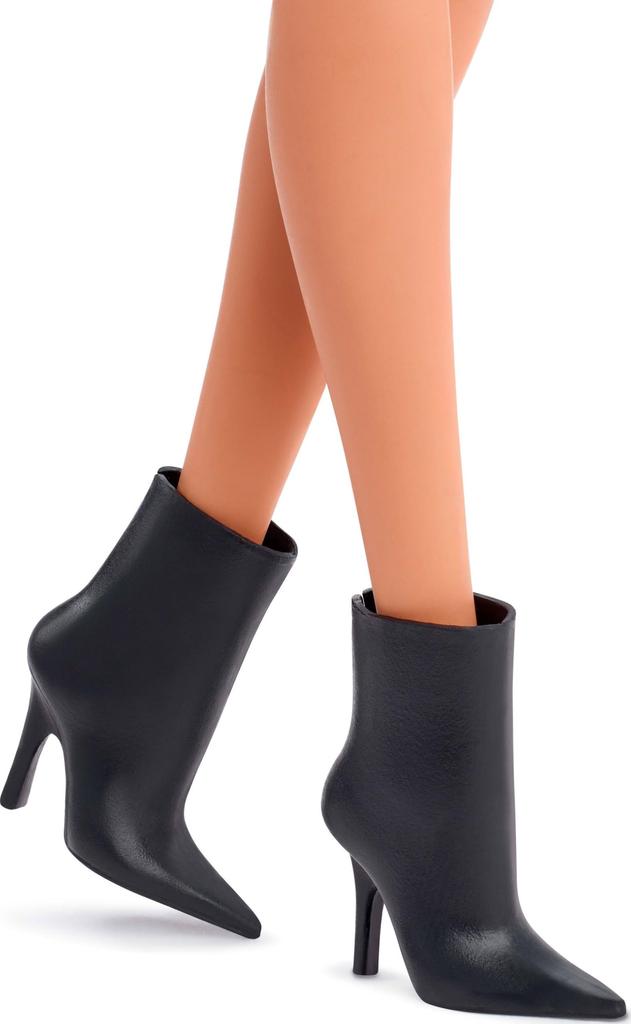 Barbie Basic Medium Gerade Signatur Schwarzes Ankleidepuppenhaus für Kinder ab 6 Jahren JBH72