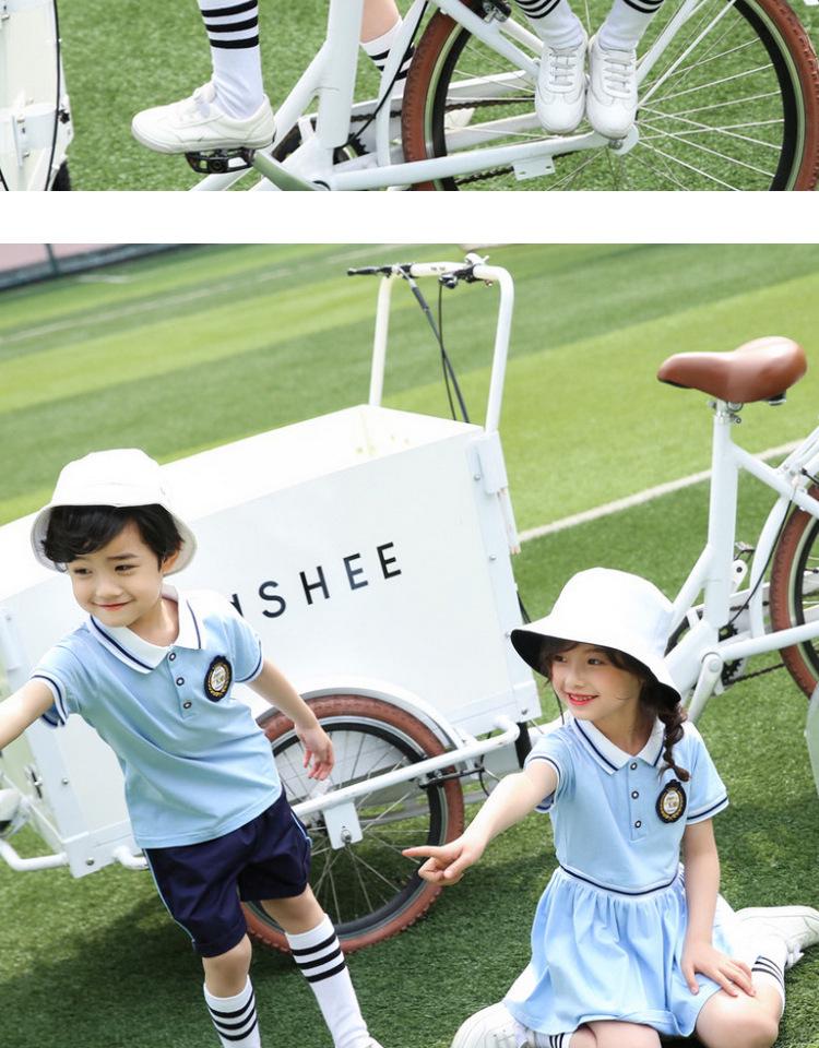 Verão 2019 Uniforme de Formatura Britânico para Escolas Primárias e Secundárias para Jardim de Infância