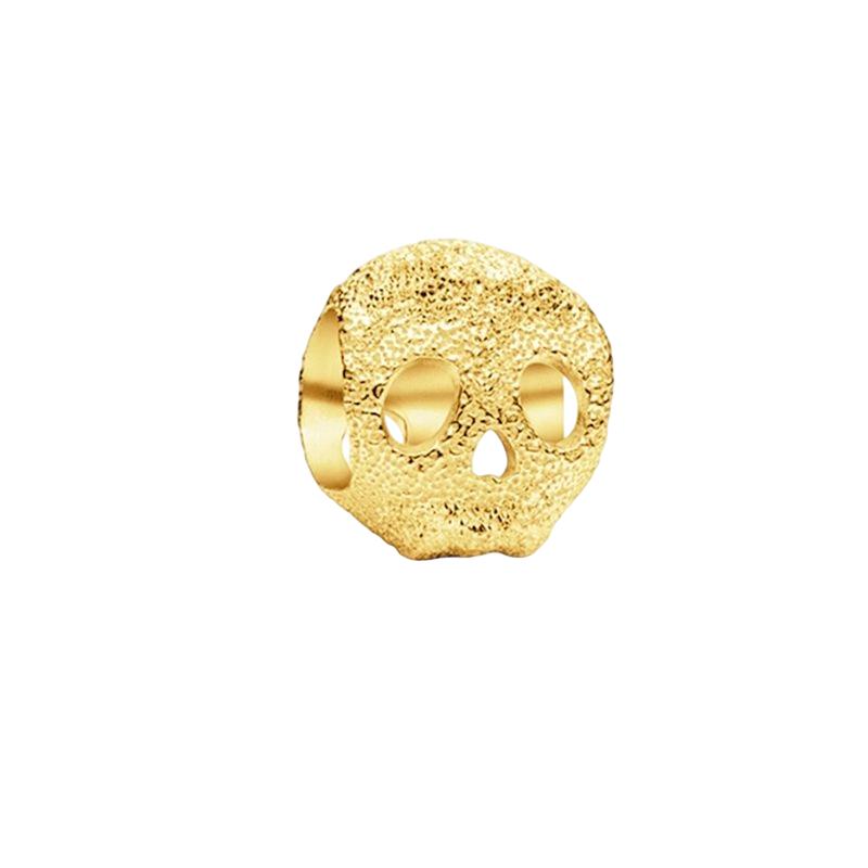 Sparking Gold Plated Charm Beads Dangle Original Snake Fit Copper Bracelet Necklace Beads For Diy Jewelry Women Gift