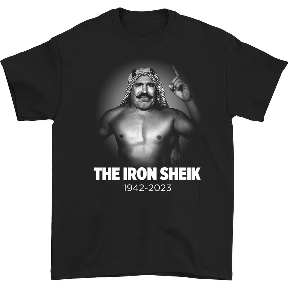 

Iron Sheik wrestler memory T-shirt black Short sleeve All Sizes JJ5184 Unisex T-Shirt XL