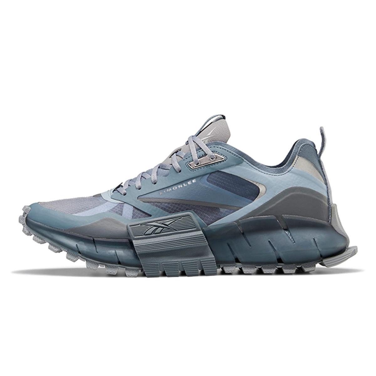 Reebok Ximon Lee x Zig Kinetica Horizon Edge Snake Pack - Metallic Grey Navy Unisex H68735 EU 36