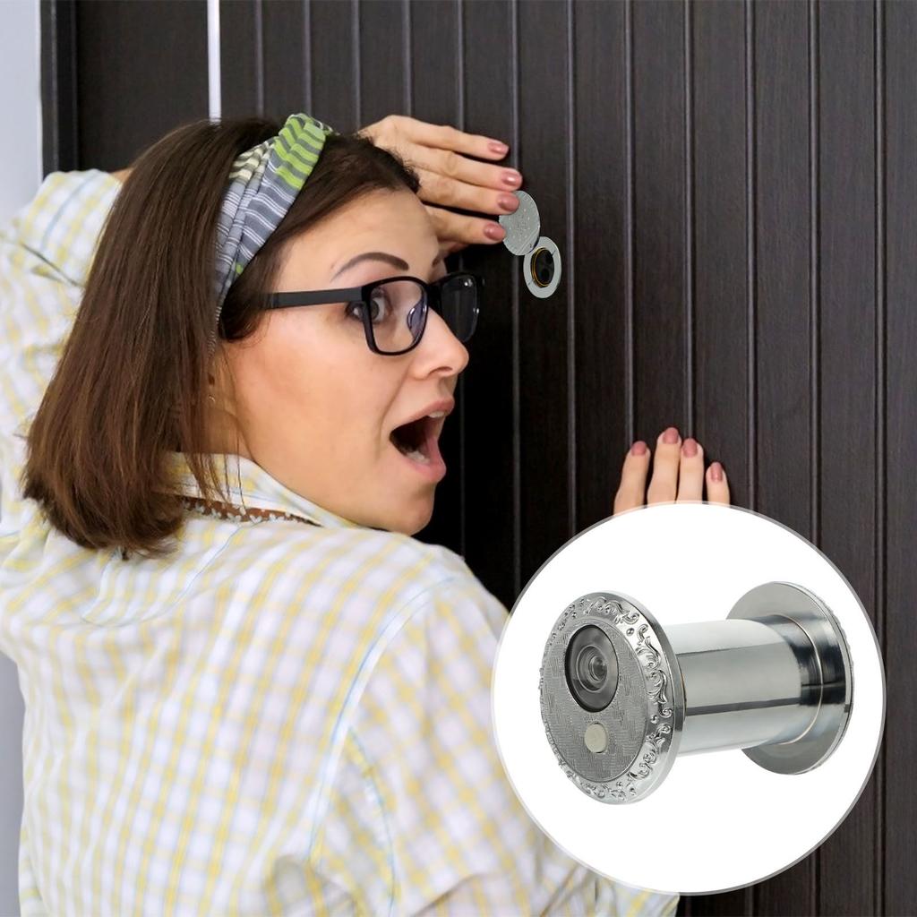 Zinc Alloy Viewer Viewer Large Angle Peephole for Home Door Accessories Office Hotel Security Door Accessories
