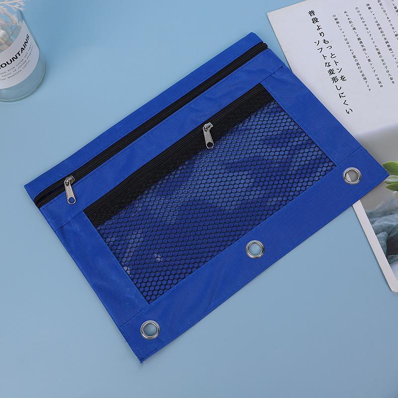 Wasserdichtes Doppelschichtiges Oxford Mäppchen mit Ösenringbuch