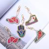 Special-Shaped Brick Diamond Painting Keychain Diy Christmas Series Cartoon Decorative Small Pendant