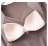 3901 Long-Sleeve Women's Warm V-Neck Tulle Top with One-Piece Cup