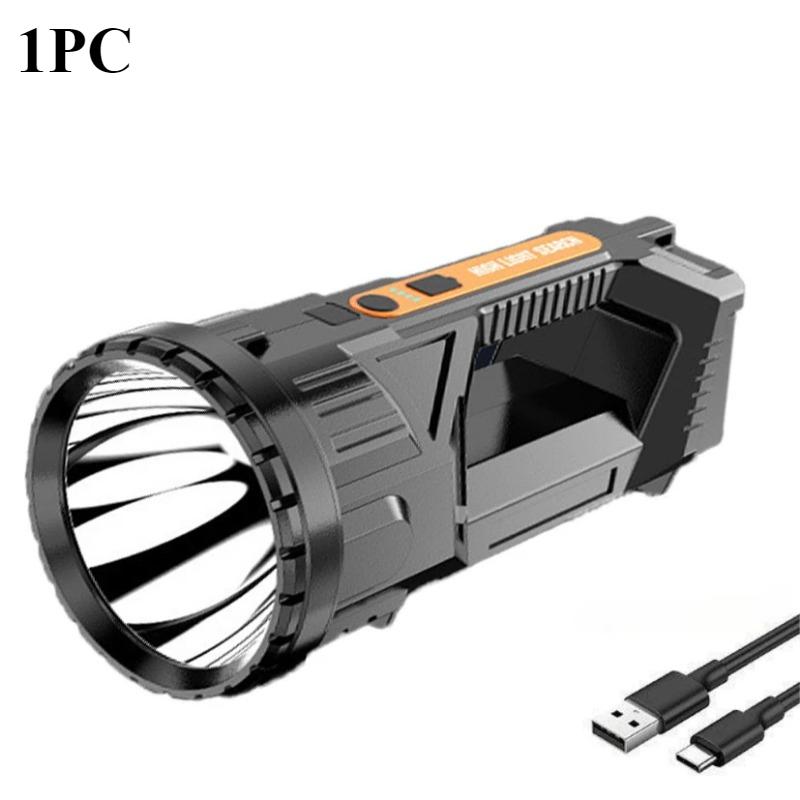 

Супер Потужний Світлодіодний Ліхтар Високої Потужності Ручний Ліхтар Акумуляторний Тактичний Ліхтар Кемпінгова Лампа Аварійний Прожектор 898 Black 1PC