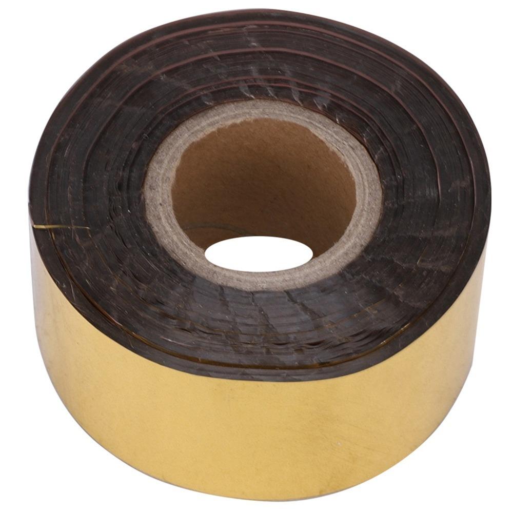 1.2 Inch Width Heat Transfer Foil Paper Gold/Silver Leather Stamping Foil For Leather DIY